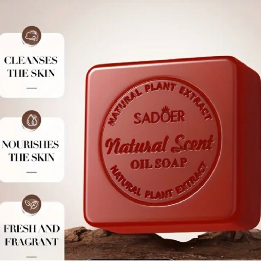 Sandalwood oil natural soap for deep cleaning and oil control - Picture 3 of 3